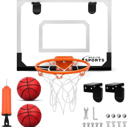 Dreamon Mini Basketball Hoop for Kids Wall Mounted Basketball Hoop Includes Basketball and Net Indoor Outdoor Sport Games for Boys Girls