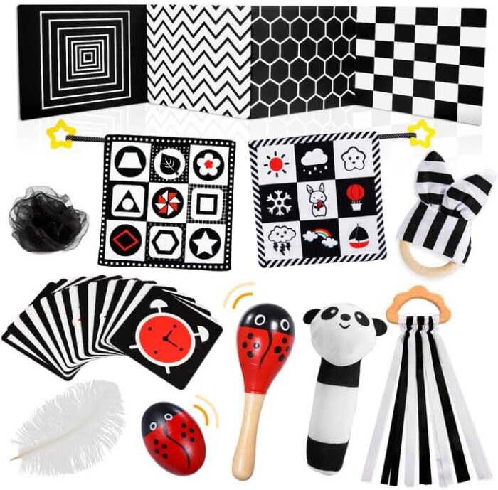 HappyKidsClub Black And White Sensory Toys
