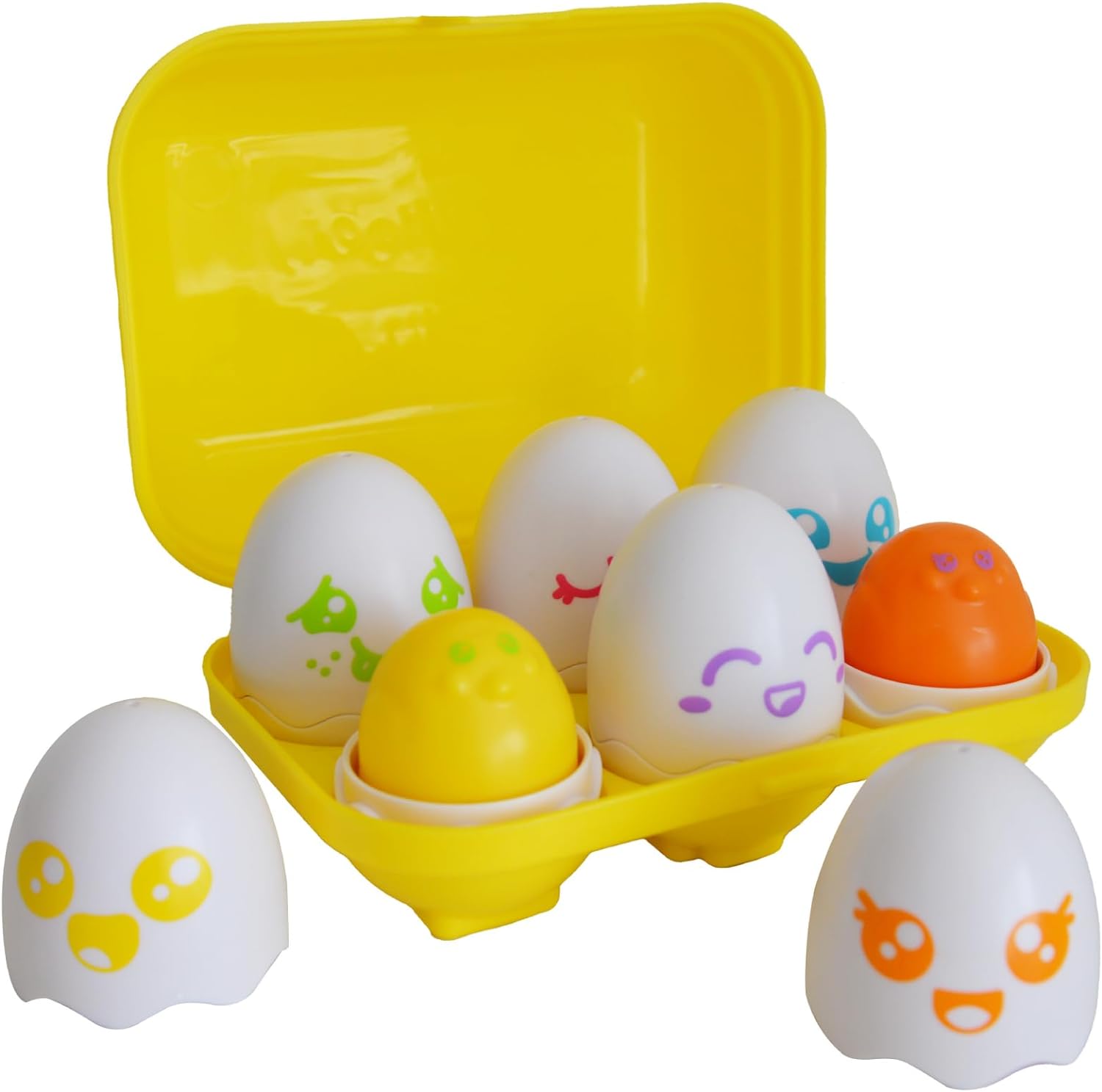 TOMY Toomies Hide and Squeak Eggs Baby Toy