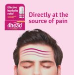 4 Head Levomenthol Stick for Headache Relief, 3.6 g