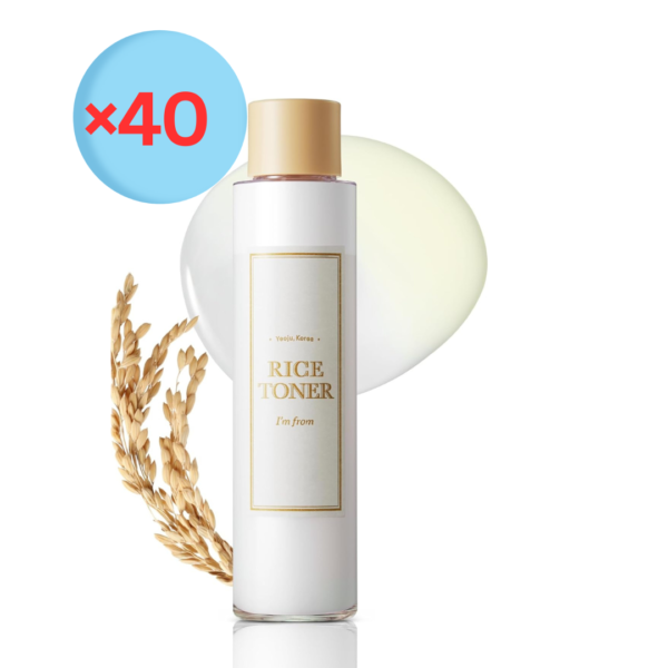 I'm from Rice Toner, 77.78% Rice Extract from Korea, Glow Essence with Niacinamide, Hydrating for Dry Skin, Vegan, Alcohol Free, Fragrance Free, Peta Approved, 5.07 Fl Oz, Valentine